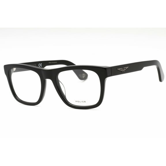 Police VPLE37N 0700 Men's Black Plastic Full Rim Frame Eyeglasses