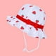 XZNGL Chapeau de Soleil d'Été pour Enfants en Bas Âge Imprimé Enfants en Plein Air UV-proof Pêcheurs Chapeau – image 2 sur 9
