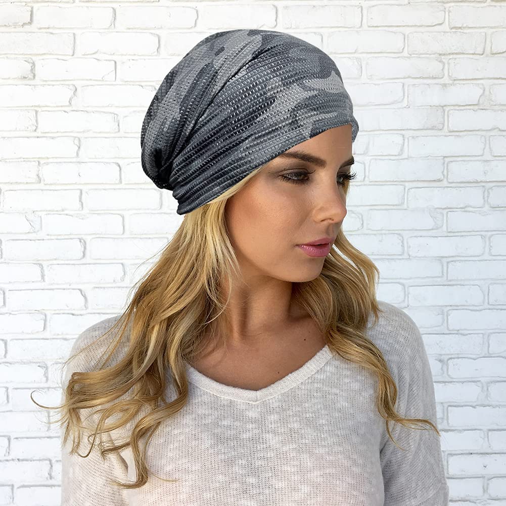 Camouflage Summer Slouchy Beanie Hat 