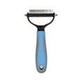 thumbnail image 5 of Pet Grooming Brush-Double Sided Hurtless Shedding and Dematting Undercoat Rake Comb for Dogs and Cats, 5 of 6