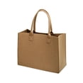 thumbnail image 1 of Bolsa de supermercado reutilizable Bolsa engrosada grande con asas multiusos 40x30x15cm jinwen Bolso de fieltro, 1 of 8