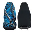 thumbnail image 6 of XYZCANDO Blue Camo Tree Pattern Car Seat Covers for Woman Waterproof Front Seat Cover Auto Accessories All Seasons Use, for Truck Van SUV, 6 of 10