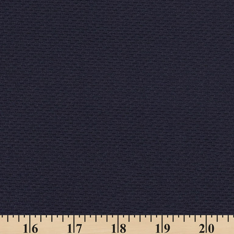 Black DriCloth Microfiber Jersey Fabric Athletic Polyester Spandex