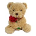 thumbnail image 1 of Peluche de San Valentín Way to celebrate con Diseño de Oso con Corazón 18 cm Beige, 1 of 4