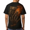 thumbnail image 5 of LAOLIUSN Men's Skull Graphic T-Shirt Summer Short Sleeve Tops, S-4XL, 5 of 7