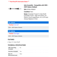 thumbnail image 2 of Axle Assembly - Compatible with 2005 - 2009 Subaru Outback 2006 2007 2008, 2 of 2
