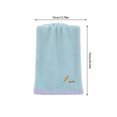 thumbnail image 2 of DPTALR Towel Leaves Embroidered With Letters Absorbent For The Home Home Partner Face Hand Towel, 2 of 6