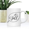 thumbnail image 2 of Andaz Press Fall Autumn Season 11oz. Coffee Mug Gift, It's Fall Y'all, Acorn Leaves Graphics, 1-Pack, Themed Birthday Gift Ideas for Hostess Friends Coworkers, 2 of 7