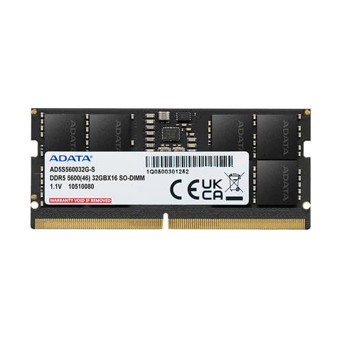 Memory Module ADATA DDR5 5600 16GB SO-DIMM Laptop RAM