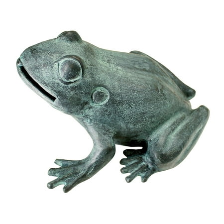 Medium Bull Frog Cast Bronze Garden Statue - Walmart.com