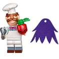 thumbnail image 2 of Minifigura LEGO Muppets Chef Sueco con Capa Púrpura Adicional 71033, 2 of 2