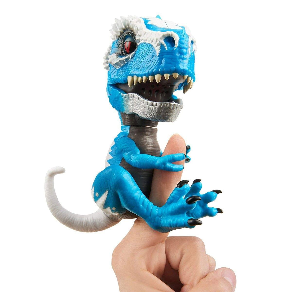 Fingerlings Untamed TRex Interactive Collectible Dinosaur Blue