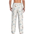 thumbnail image 2 of Bixox Men's Elephants And Giraffes Patterned Pajama Pants with Pockets Lounge Clothes for Home, 2 of 5