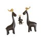 thumbnail image 5 of Figuras de la familia de los ciervos, figuras de alce navideño, estatuas de alce de resina para decoración de escritorio, esculturas de animales para, 5 of 9