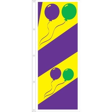 

Vertical Designer Flag Festive 3 x 8