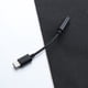 thumbnail image 2 of Cable adaptador para auriculares USB 3.1 tipo C a 3,5 mm (USB-C macho a conector de audio auxiliar hembra de 3,5 mm, negro), 2 of 7