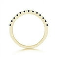 thumbnail image 2 of ANGARA Natural Unique Prong Sapphire Half Eternity Wedding Ring in 14K Yellow Gold for Women (Size-2mm) | September Birthstone, Anniversary, Jewelry Gift for Women | Natural Blue Sapphire Ring, 2 of 7