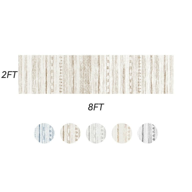 VUNATE 2'x8' Boho Runner Rug Machine Washable Rug Modern VUNATE 2'x8' Boho Runner Rug Machine Washable Rug Modern