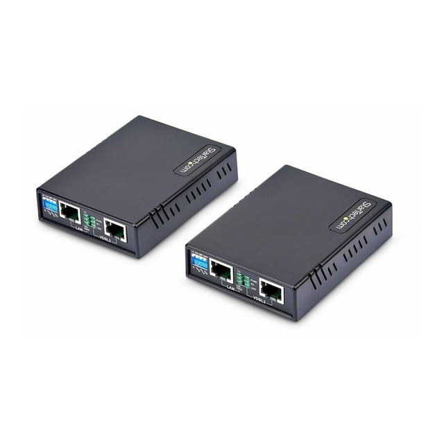StarTech.com VDSL2 Ethernet Extender Kit, Network Extension Up to 0.6mi (1km), Long Range LAN Repeater over RJ11/CAT5e/CAT6 Cabling, Up to 300Mbps - Mounting Hardware Included (VDSL-LAN-EXTENDER-1G) - Short-haul modem - 1GbE, Ethernet over VDSL2 - over CAT 5e/6 - 10/100/1000Base-T - up to 0.6 miles - TAA Compliant