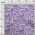 thumbnail image 2 of oneOone Cotton Silk Violet Fabric Writing Beach Sewing Material Print Fabric By The Yard 42 Inch Wide, 2 of 4