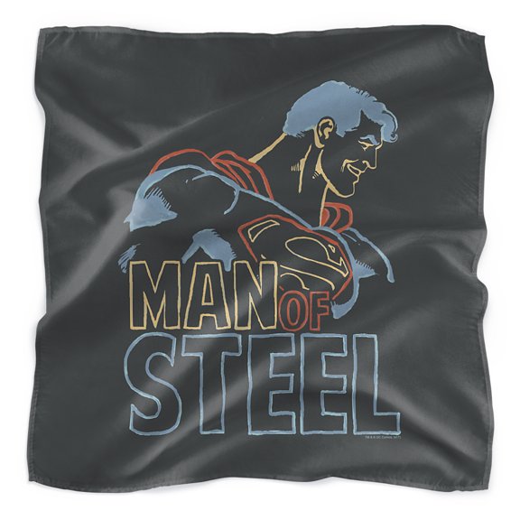 Superman Colored Lines Bandana (21 in x 21 in)