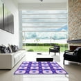 thumbnail image 7 of Ahgly Company Machine Washable Indoor Rectangle Transitional Purple Amethyst Purple Area Rugs, 2' x 3', 7 of 7