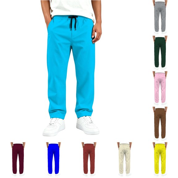 QTSHPN Boys Cargo Pants -Pocket Long Trousers Comfortable Casual Outdoor Play Daily Wear for Kids and Girls Kids Pants