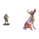 thumbnail image 1 of Figura de escritorio,Estatua de caballero,artesanía artística,coleccionable,escritorio,oficina,Figura decorativa,pieza de arte,decoración del hogar,Figura decorativa,Estatua de perro, 1 of 8