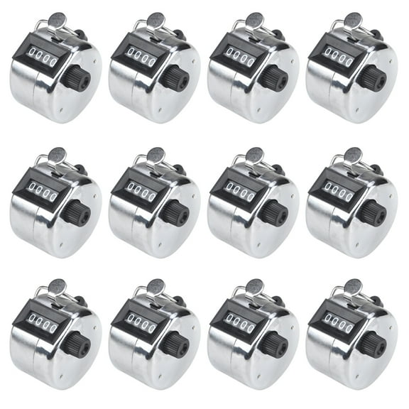 GOGO Dozen Hand Tally Counter, Hand-Held Metal Tally Counter Bulk, Wholesale Lot