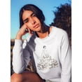thumbnail image 2 of Fluttering Gown Ii. Sweatshirt Women -Annie Warren Designs, Female Small, 2 of 4