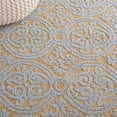 thumbnail image 6 of SAFAVIEH Cambridge Jordan Geometric Wool Area Rug, Blue/Gold, 5' x 8', 6 of 11