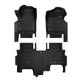 thumbnail image 1 of TuxMat - For GMC Hummer EV Pickup 2023-2026 Models - Custom Car Mats - Maximum Coverage, All Weather, Laser Measured - This Full Set Includes 1st and 2nd Rows, 1 of 7