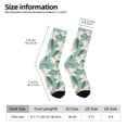 thumbnail image 2 of Pofeuu Lilies Flowers Print Crew Socks, Adult Running Hiking Socks for Youth and Adult, 2 of 6