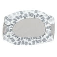 thumbnail image 5 of Funda para cambiador, suave, agradable para la piel, impresión elegante, sábanas extraíbles para cambiar pañales para bebés, bebés, elefante gris, felpa gris, 5 of 5