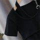 thumbnail image 4 of Camiseta de Manga Corta Crop Top de Verano de Manga Corta de las Niñas de Estilo Occidental de Color Sólido para Niños Niños Niños Pequeños Casual, 4 of 6