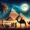 12x12 inch, variant on Diamond Painting Kits for Adults-Pyramids Under Moon Diamond Art Kits for Adults,Round 5D Scenery Gem Art Kits for Adult DIY Crafts Kits Gift Home Wall Decor Gifts