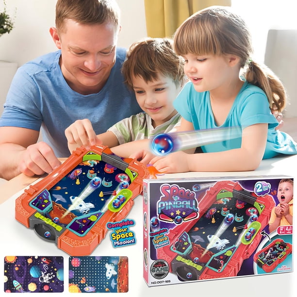 Ganfancp Mesa de Puzzles Mesa de Pinball Juguete Mesa de Puzzles para Niños Mesa de Pinball Juguete para Jugar a Las Bolas Ofertas Del Día 1 Caja de Juguetes de Pinball Educativos de Sobremesa