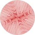thumbnail image 1 of Ahgly Company Tapis d'Intérieur Lavables en Machine, Ronds, Rouges, 8' Ronds, 1 of 7