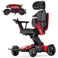 thumbnail image 2 of Height Adjustable Electric Wheelchair 15.7"–23.6" (Electric Lift), Portable Motorized Mobility Scooter, 14+ Miles Ranges(265LBS),3D Winged Headrest, 2 of 12