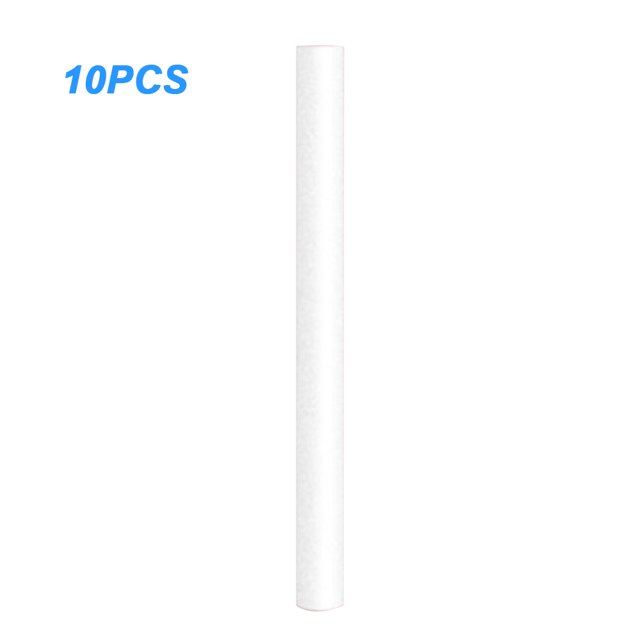 Yeacher 10 Pcs/Pack Humidificateur 8 mm Noyau en Coton-Tige Mèches de Filtre en Coton Bâtons d'Humidificateur Remplacement Bâton de Filtre en Coton Pièces d'Humidificateur