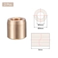 thumbnail image 2 of Uxcell 5mm x 9mm x 8mm Sleeve Bearings Wrapped Oilless Bushings Cast Brass 2 Pack, 2 of 5