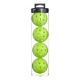 thumbnail image 3 of 4 Uds bolas de Pickleball de 74mm, pelota de juguete de práctica profesional súper dura, bolas de pepinillo de 40 agujeros para torneos, canchas al , Verde, 3 of 8