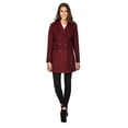 thumbnail image 2 of Haute Edition Women's Double Breasted Wool Blend Peacoat Winter Jacket Coat, 2 of 6