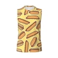 thumbnail image 6 of Picia Hot Dogs mens Cotton Tank Undershirts , Moisture-wicking Ribbed Tanks, Lightweight Cotton Tank Undershirts-X-Large, 6 of 8