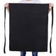 thumbnail image 5 of Delantales de servidor Delantal de bistró negro de medio tamaño con 2 bolsillos Delantal de cintura larga de 27,6 pulgadas para camareros y camareras para hombres y mujeres a prueba de agua, 5 of 5