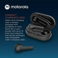 thumbnail image 3 of Motorola Motobud 085 Black True Wireless Bluetooth Earbuds, 3 of 5