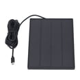 thumbnail image 1 of Cargador Solar Para Cámara De Seguridad, Cargador De Panel Solar Para Cámara De 5W 5V Amplia Compatibilidad Interfaz Micro USB Tipo C Alta Eficiencia Para Uso En Exteriores, 1 of 7