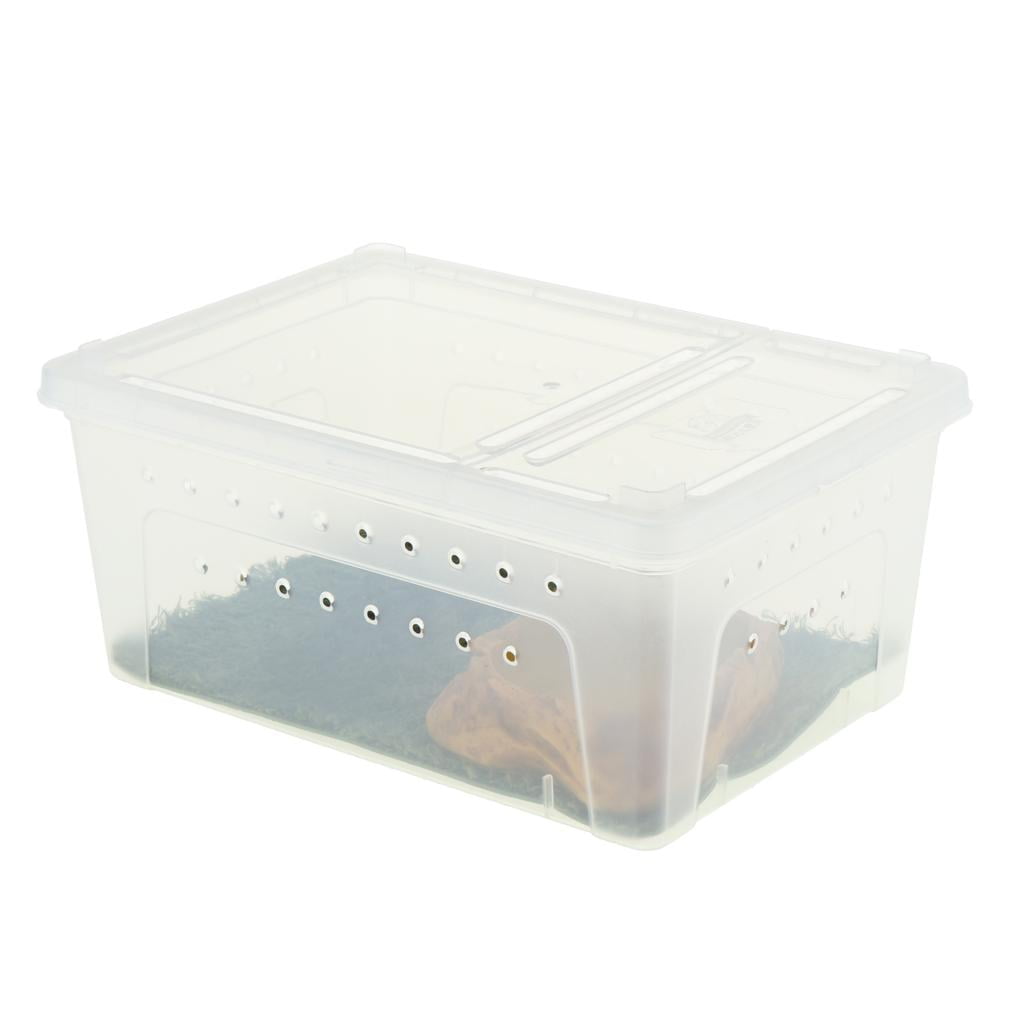 FashionCha Reptile Amphibian Habitat Terrarium Vivarium Breeding Box with Carpet