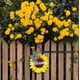 thumbnail image 4 of Placa de puerta de bienvenida de madera de girasol para puerta de entrada | Accesorio de decoración de guirnalda colgante de interior al aire libre | Acento de lazo | Decoración de pared de fiesta, 4 of 5