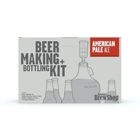 Brooklyn Brew Shop Beer Making + Bottling Kit – American Pale Ale (1 Gallon)